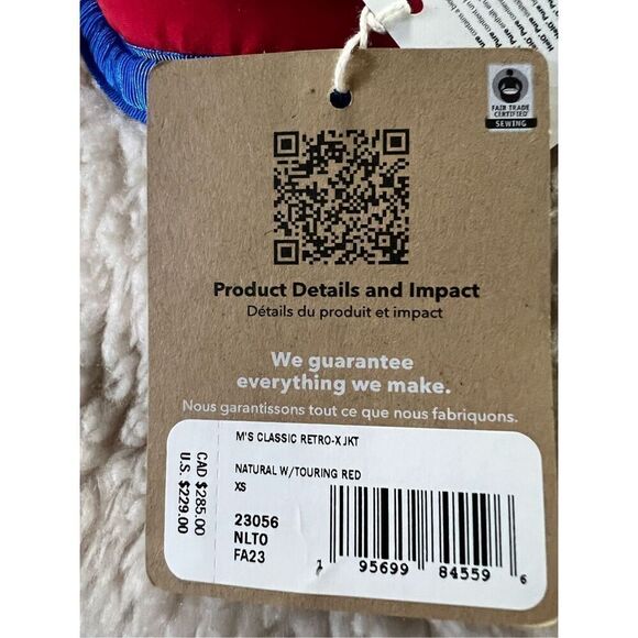 Patagonia Men's Natural Fleece Full Zip Classic Retro-X Jacket Size XS NWT - Picture 6 of 6